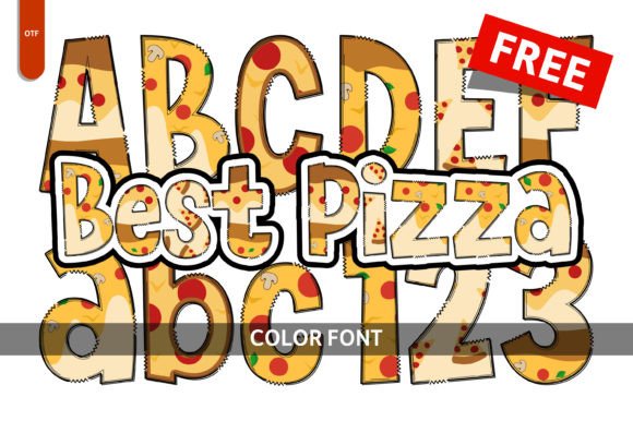 Best Pizza: A Playful Font for Creative Designs