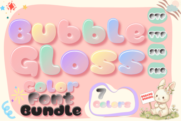 Bubble Gloss: A Sweet-and-Shimmering Font for Modern Design