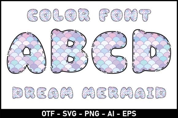 Dream Mermaid: A Whimsical Font for Creative Design