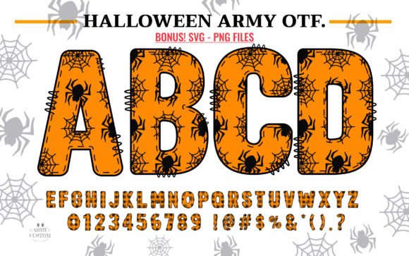 Halloween Army Spider: Elevate Your Spooky Design Projects