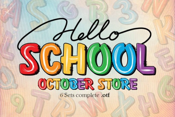 Hello School: A Vivacious Typeface for Education Design