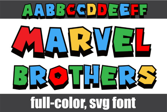 Marvel Brothers: A Dynamic Font for Bold Visuals
