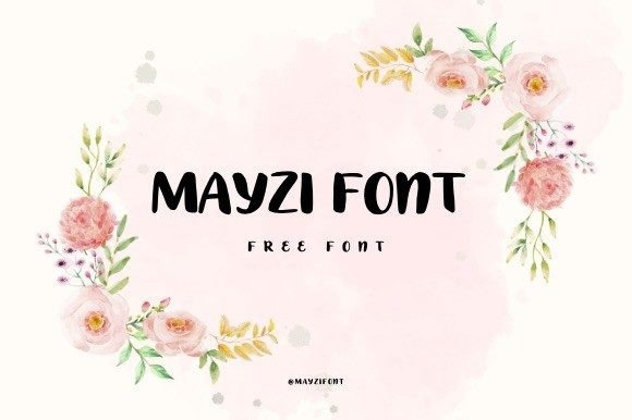 Mayzi: A Beautiful Script Font for Elegant Designs