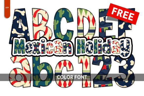 Mexican Holiday: Vibrant Typography for Festive Design