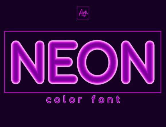 Neon Typography: The Electrifying Font Style for Modern Design