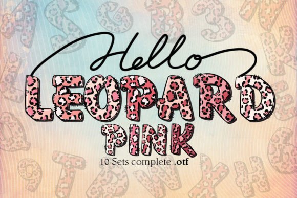 Pink Leopard: A Bold Font for Cause-Driven Design