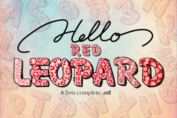 Red Leopard: Wild Typography for Bold Branding