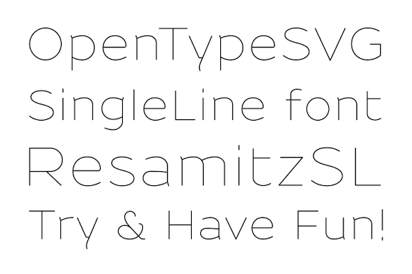 ResamitzSL: Elevating Designs with Vibrant Color Typography
