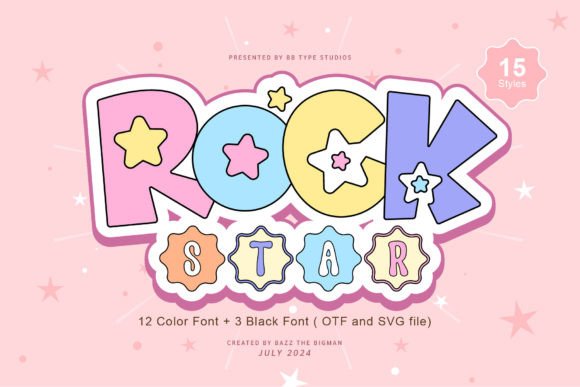 Rock Star: Your New Celestial Decorative Font