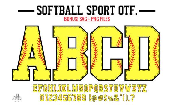 Softball Army: A Dynamic Font for Modern Branding