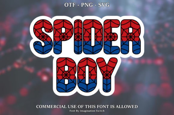 Spider Boy: A Modern Typographic Asset