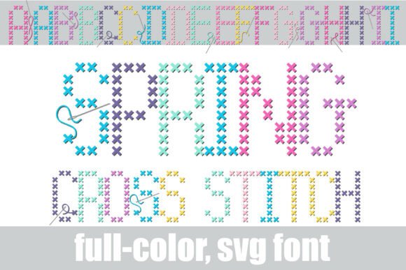 Spring Cross Stitch: A Fresh Take on Artisanal Typography